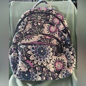 VERA BRADLEY MIMOSA MEDALLION PATTERN XL LAPTOP BACKPACK